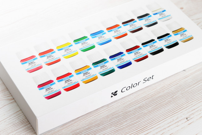 Color set Dense edge paint (30 ml)
