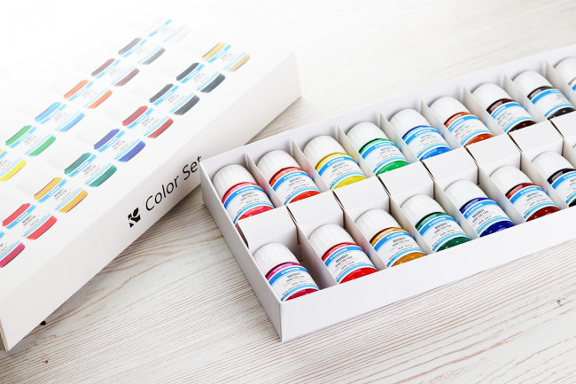 Color set Dense edge paint (30 ml)
